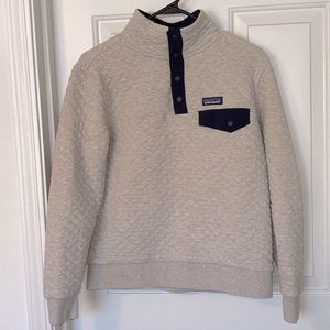 Women's Patagonia Cotton Quilt Snap-T Pullover. Size medium in perfect condition